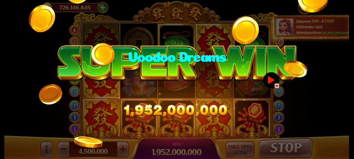 Voodoo Dreams casino presented on mobile device in Pakistan with slots and live games